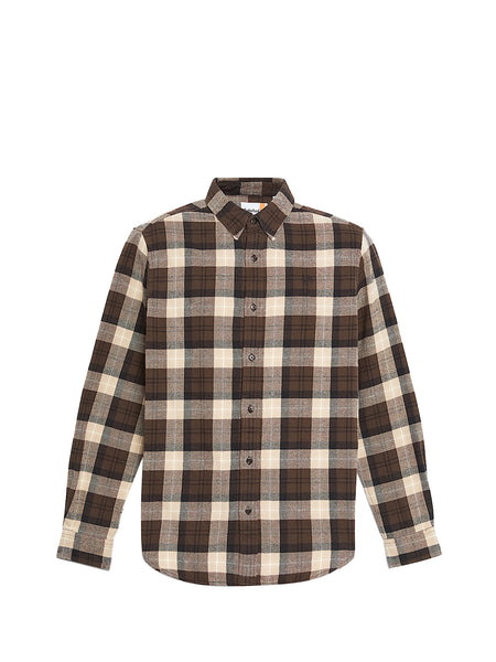 Camicia A Quadri In Flanella Pesante Da Uomo In Colore Nero - Foto 6