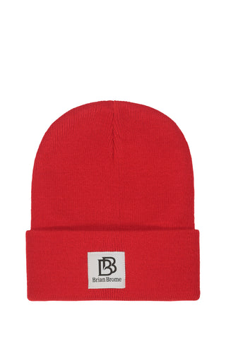 BRIAN BROME Cappello Tinta Unita Rosso