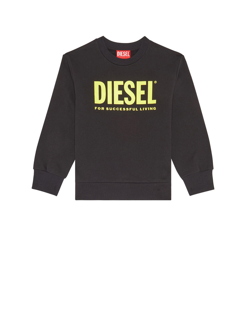 DIESEL Felpa Screwdivision Logox Over Nero