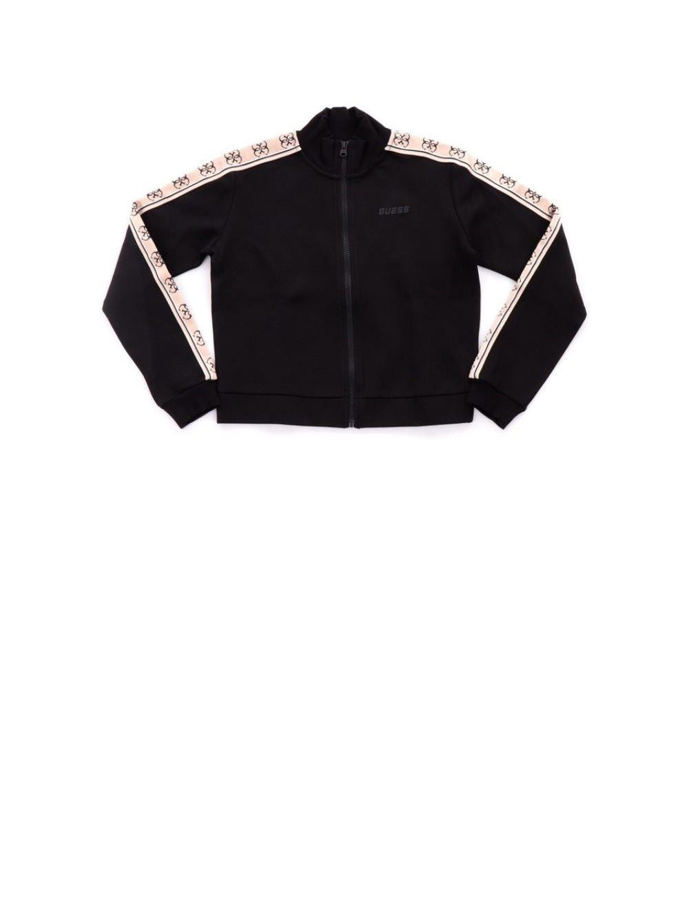 GUESS Felpa con bande su spalle a contrasto