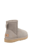 UGG Eskimo Boots Donna Grigio modello Classic Mini II in pelle