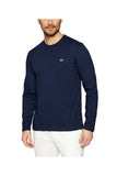LACOSTE T-Shirt Uomo Logo Iconico Frontale Navy