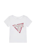 GUESS 1 USCITA T-Shirt Bambina - Bianco