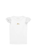 GUESS 2 USCITA T-Shirt Bambina - Bianco