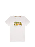 GUESS 2 USCITA T-Shirt Bambino - Bianco