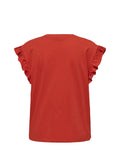 Only T-Shirt Donna - Rosso