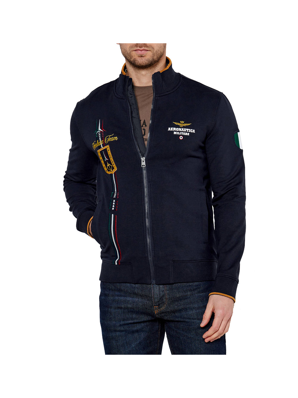 AERONAUTICA MILITARE 2 USCITA Felpa Uomo - Blu