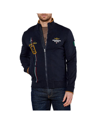 AERONAUTICA MILITARE 2 USCITA Felpa Uomo - Blu