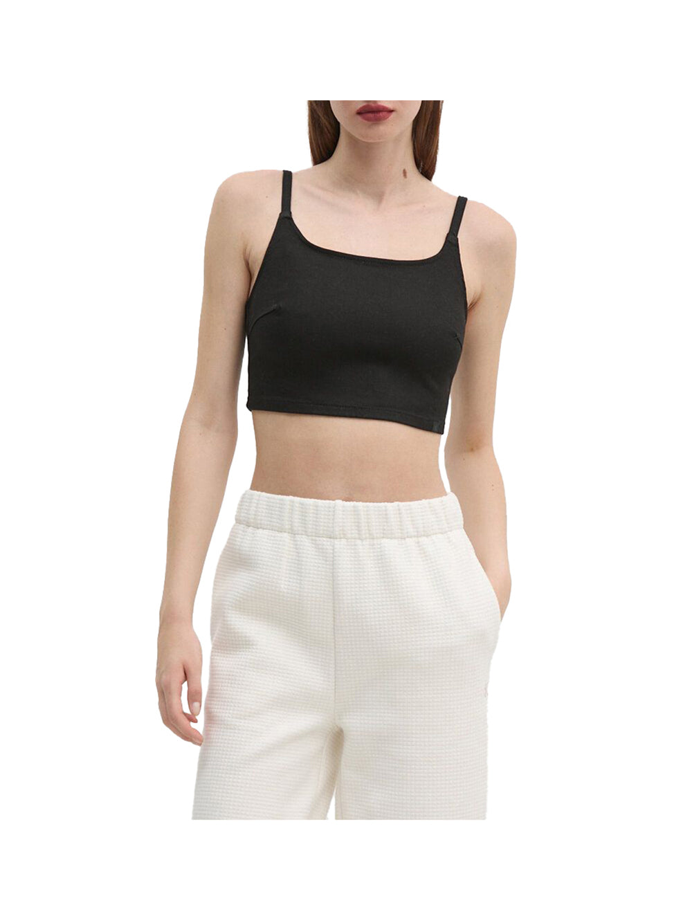 CALVIN2 2USCITA Top Donna - Nero
