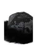 Alviero Martini Cappello Eco Nabuk Geo Donna - Nero