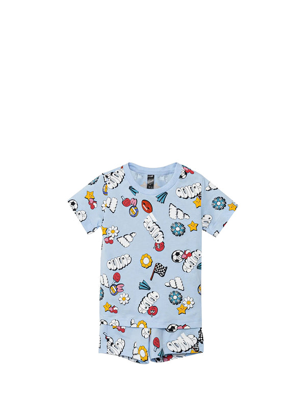 ADIDAS Set Abbigliamento Unisex Bimbo - Blu