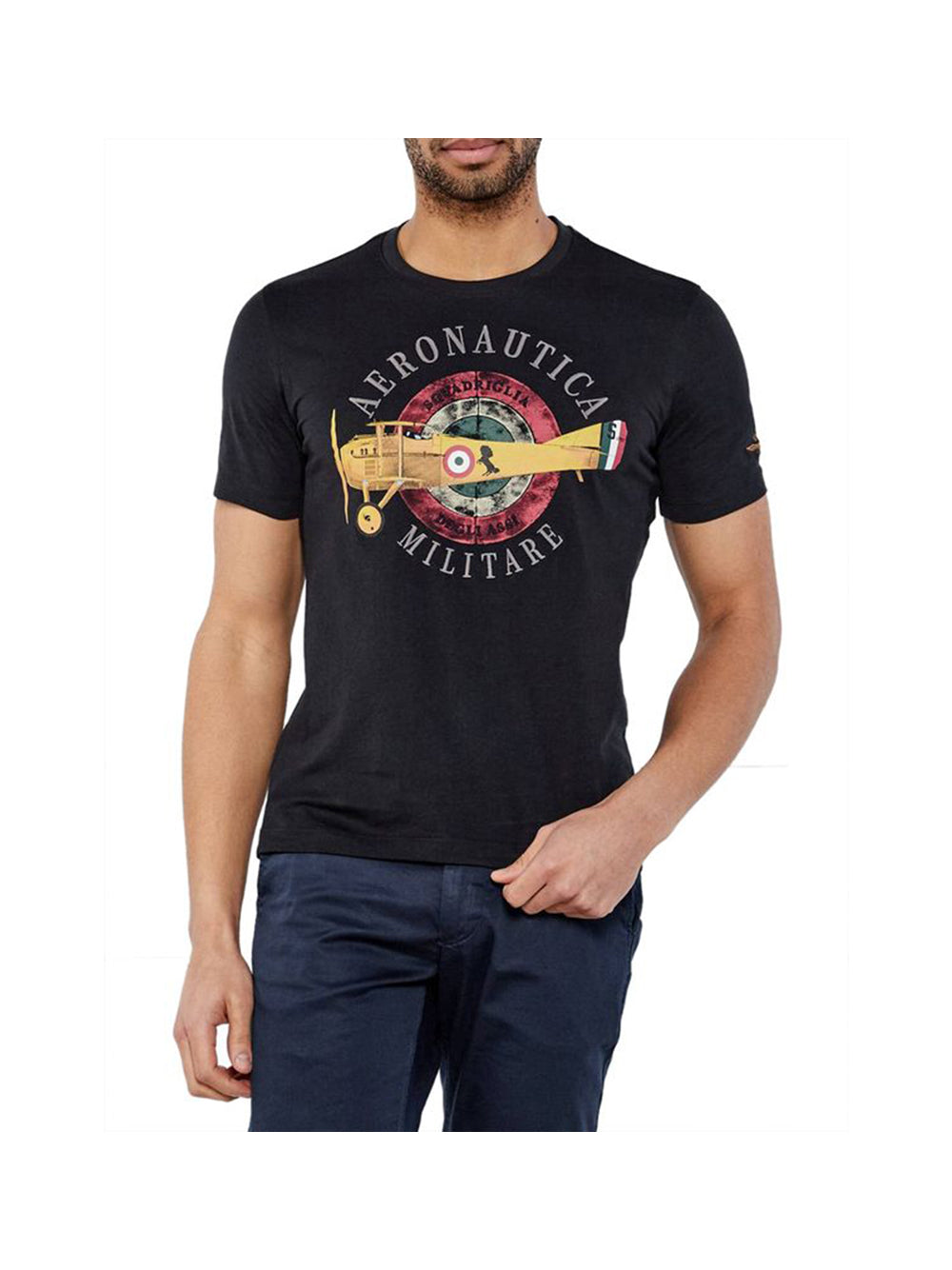 Aeronautica Militare T-Shirt Uomo Blu Castellese