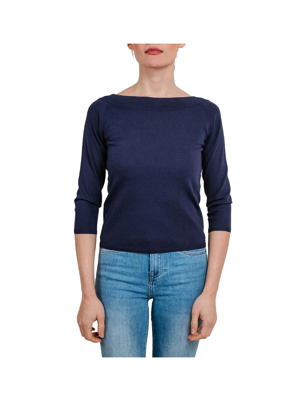 Anis White Maglia Donna Blu Castellese