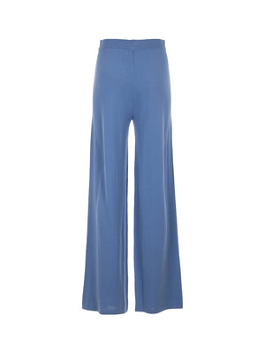Anis White Pantalone Donna - Blu
