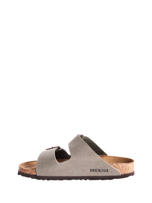 Birkenstock Ciabatte Arizona Birkibuc Unisex - Grigio