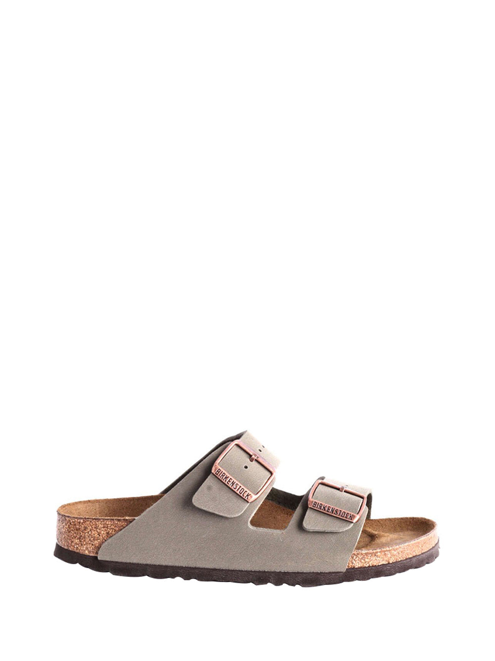 Birkenstock Ciabatte Arizona Birkibuc Unisex - Grigio
