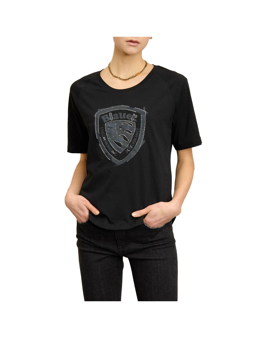 BLAUER T-Shirt Donna - Nero