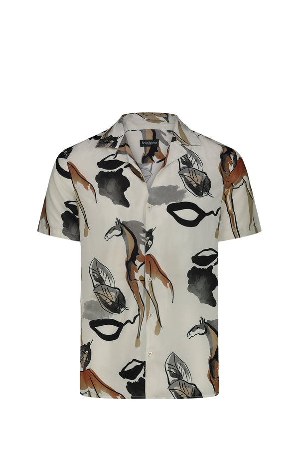 BRIAN BROME Camicia Uomo - Multicolore
