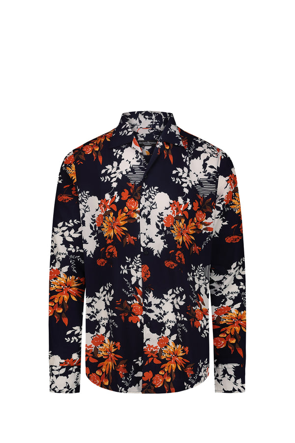 BRIAN BROME Camicia Uomo - Multicolore