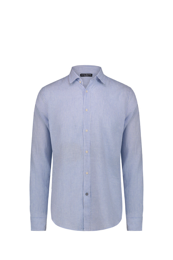 BRIAN BROME Camicia Uomo - Blu