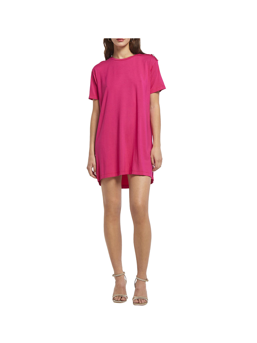 CAFE' NOIR STC Maxi Maglia Donna - Rosa