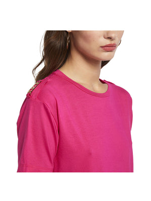 CAFE' NOIR STC Maxi Maglia Donna - Rosa