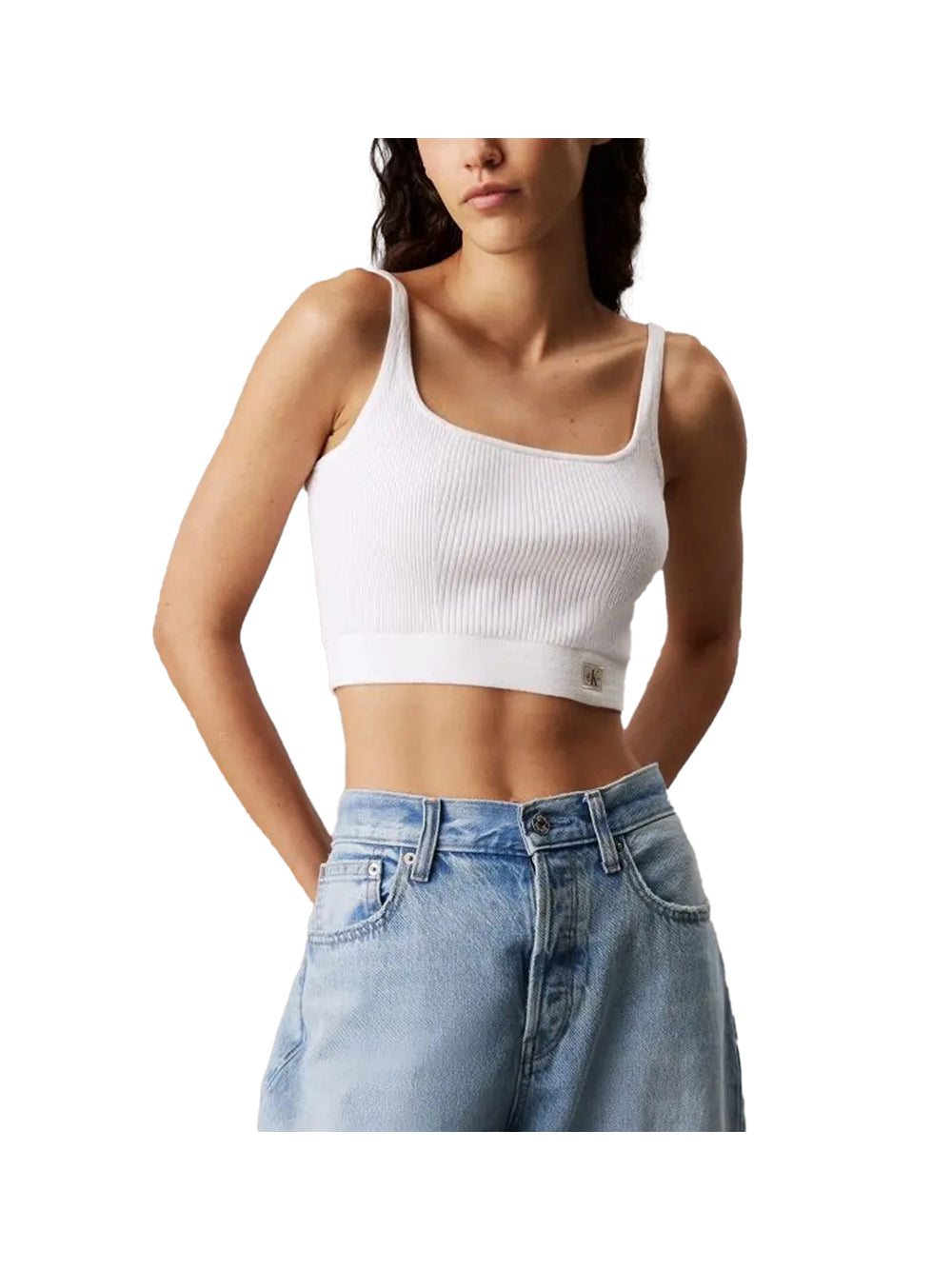 CALVIN2 2USCITA Top Donna - Bianco