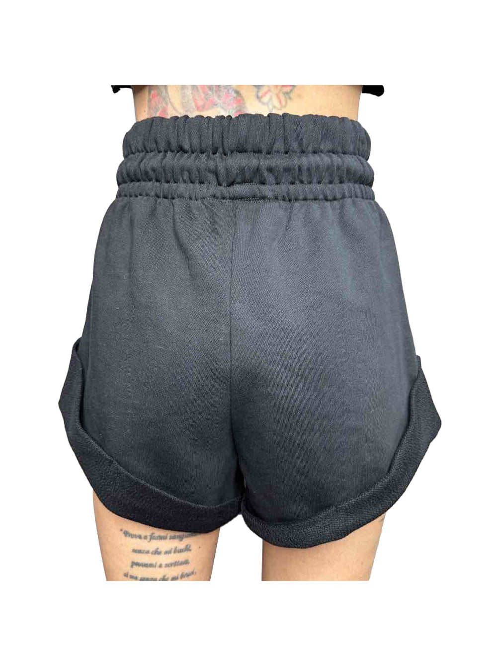 Disclaimer Short In Felpa Donna - Nero