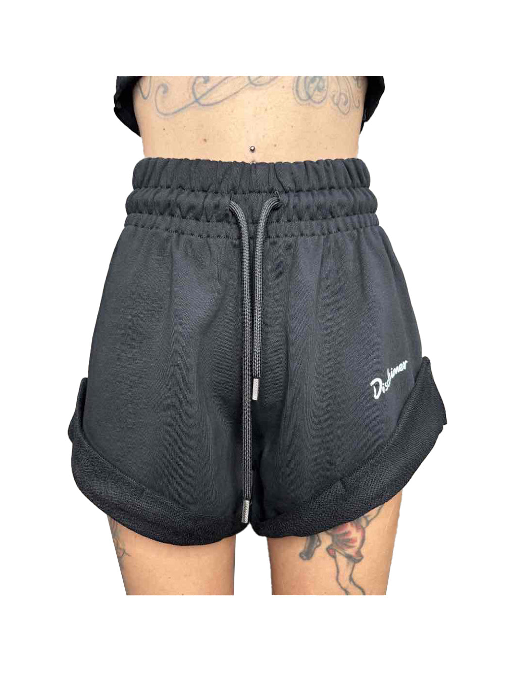 Disclaimer Short In Felpa Donna - Nero