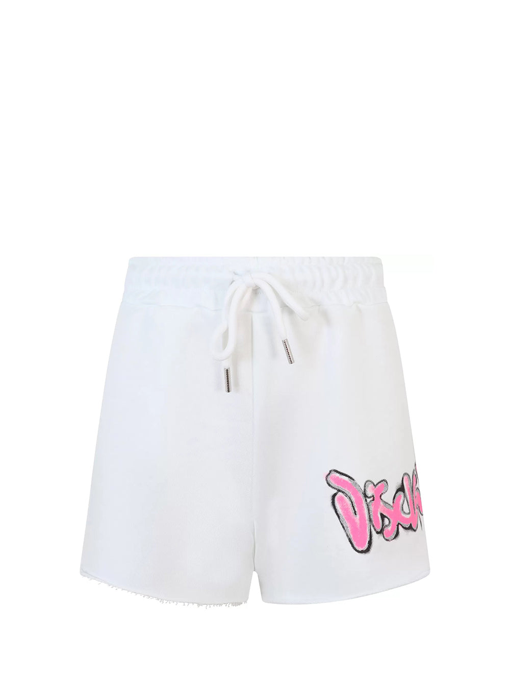 Disclaimer Short In Felpa Donna Bianco Castellese