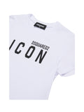 DSQUARED ICON T-Shirt Bambina - Bianco