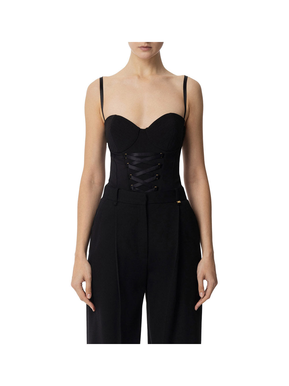 ELISABETTA FRANCHI 1USCITA Body Donna - Nero