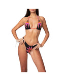 F**K VETRINA Bikini Completo Triangolo - Multicolore
