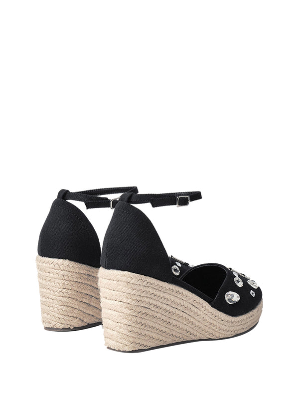 GAELLE PARIS Espadrillas Donna - Nero