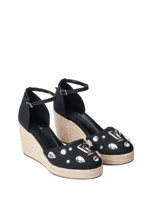 GAELLE PARIS Espadrillas Donna - Nero