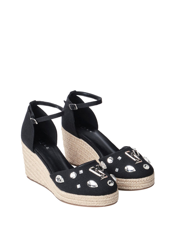 GAELLE PARIS Espadrillas Donna - Nero