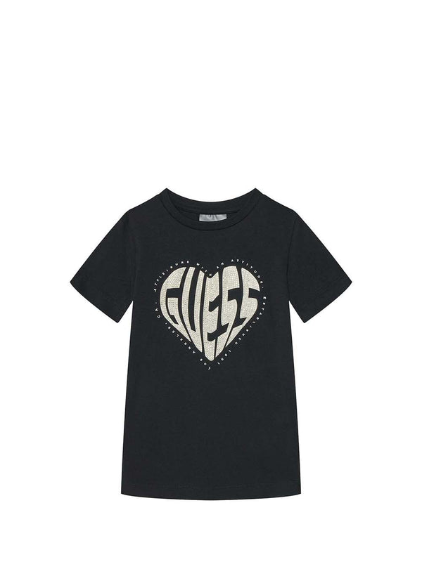 GUESS 1 USCITA T-Shirt Bambina - Nero