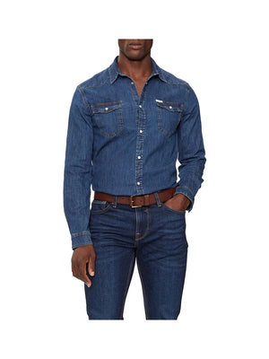 GUESS 1 USCITA Camicia Uomo - Blu