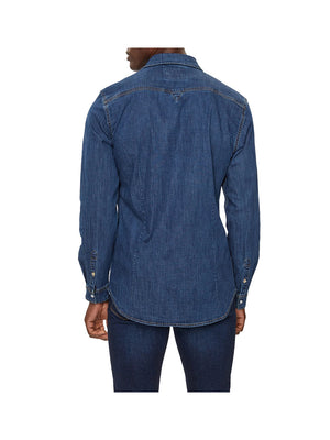 GUESS 1 USCITA Camicia Uomo - Blu