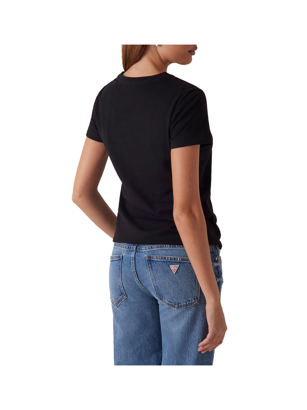 GUESS 1 USCITA T-Shirt Donna - Nero