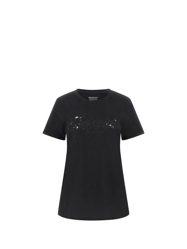 GUESS 1 USCITA T-Shirt Donna - Nero