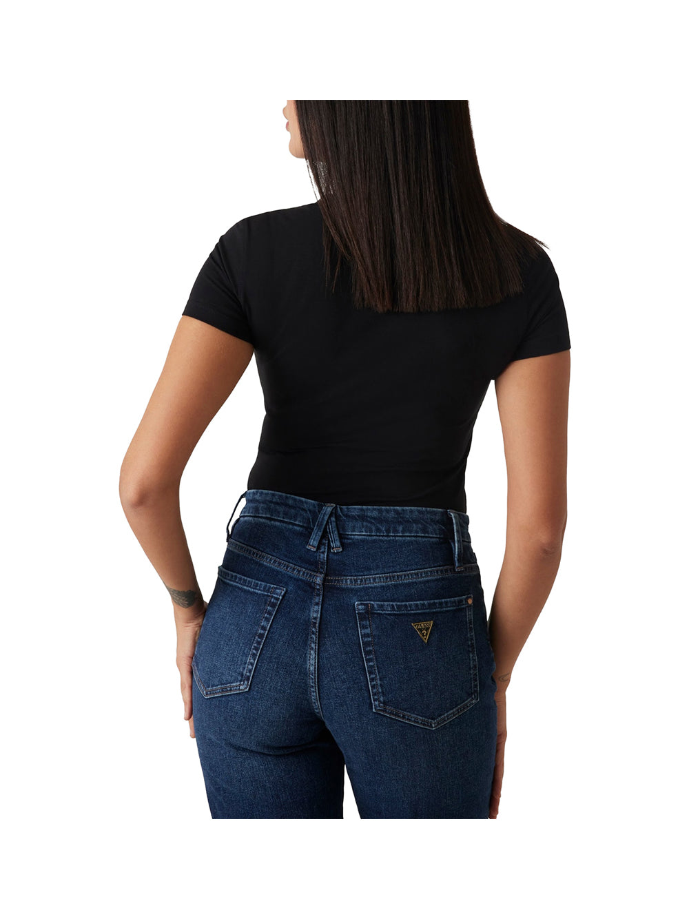 GUESS 1 USCITA T-Shirt Donna - Nero