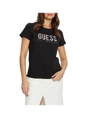 GUESS 1 USCITA T-Shirt Donna - Nero