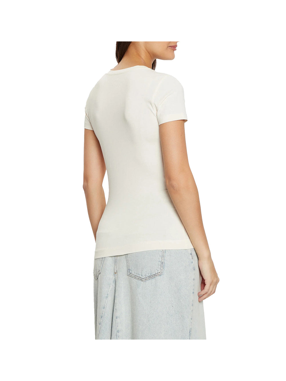 GUESS 1 USCITA T-Shirt Donna - Avorio