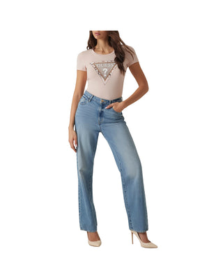 GUESS 1 USCITA T-Shirt Donna - Rosa