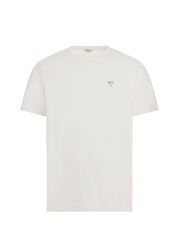 GUESS 2 USCITA T-Shirt Ss Cn Patch tee - Bianco