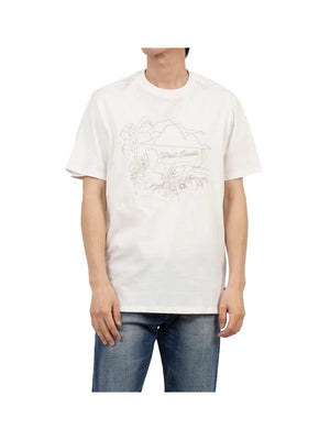 GUESS 2 USCITA T-Shirt Uomo - Bianco