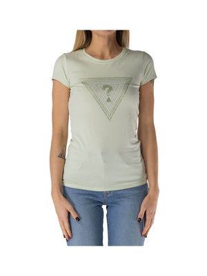 GUESS 2 USCITA T-Shirt Donna - Giallo