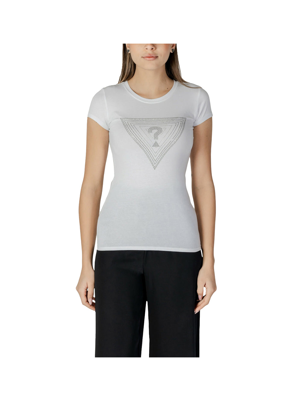 GUESS 2 USCITA T-Shirt Donna - Bianco