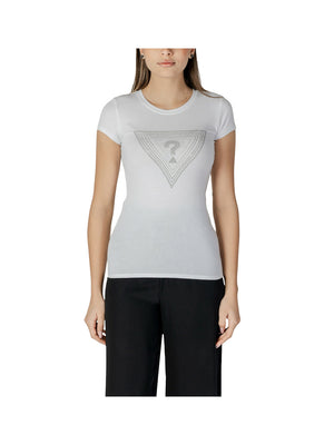 GUESS 2 USCITA T-Shirt Donna - Bianco